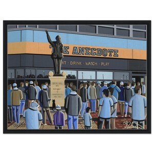 Coventry C, Football Stadium. Framed Canvas Football Art Print. Wall Art Football Club FC, Gifts, City Supporters Memorabilia