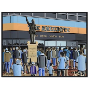 Coventry C, Football Stadium Museum Quality Matte Paper Wooden Framed Poster. Ideal Memorabilia Gift For Any City Supporter