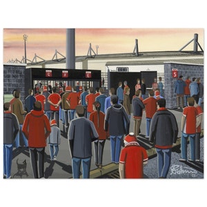 Derry, Brandywell Stadium, Superior Poster, Wall Art Football Club FC, Gifts, City Supporters Memorabilia
