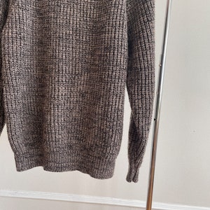 Vintage Oatmeal Crewneck Pullover Sweater image 2