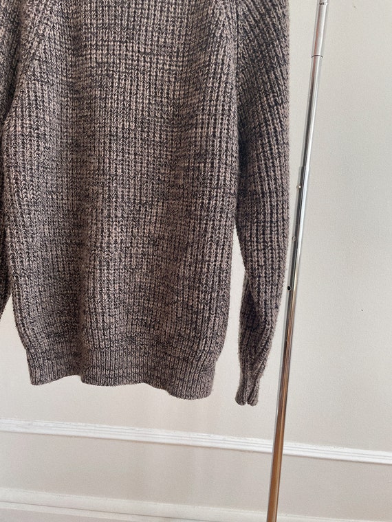 Vintage Oatmeal Crewneck Pullover Sweater - image 2