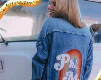 sorority jean jacket