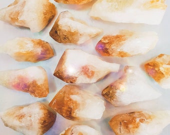 Citrine Points Root Crystal from Brazil