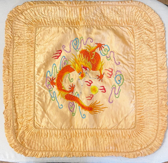 ヴィンテージの手刺繍クッションカバーセット - Etsy 日本