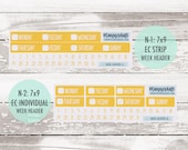 50% Sale! MK-228 Add-Ons || DAISIES Kit Planner Stickers - 2020 Mini Kits photo