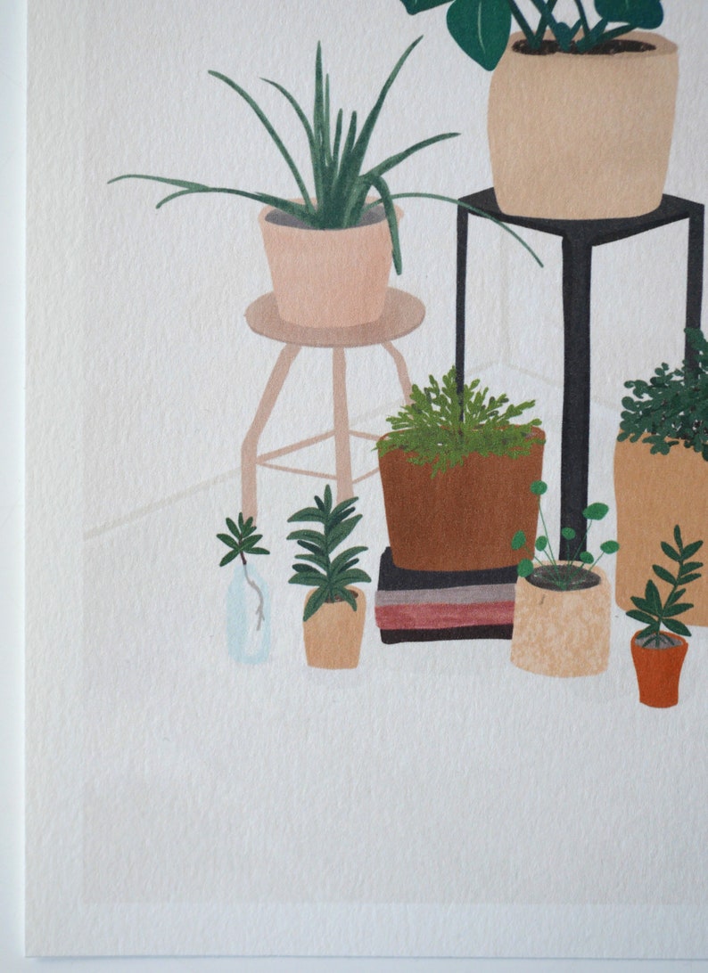 Plantes, Jardin Intérieur Illustration image 5