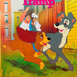 Lady And The Tramp (vintage Walt Disney children’s hardcover book)