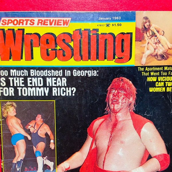 80’s Wrestling Sports Review Magazines (vintage 80’s wrestling magazines)
