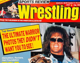 90’s Wrestling Sports Review Magazines (vintage 90’s wrestling magazines)