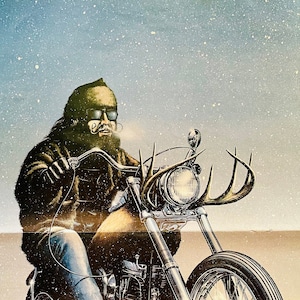 70’s David Mann Biker Art Centerfolds: Part 2 (vintage outlaw biker magazine art)