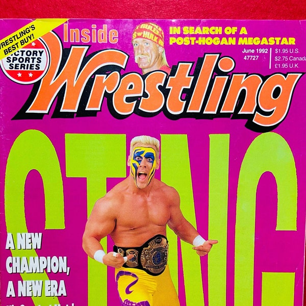 Inside Wrestling - June 1992 (vintage 80’s wrestling magazines)