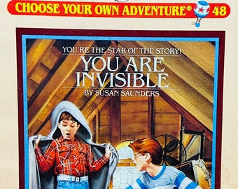 You Are Invisible: Choose Your Own Adventure #48 (vintage interactive fantasy paperback)