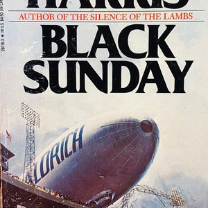 Black Sunday by Thomas Harris (vintage fiction paperback novel)