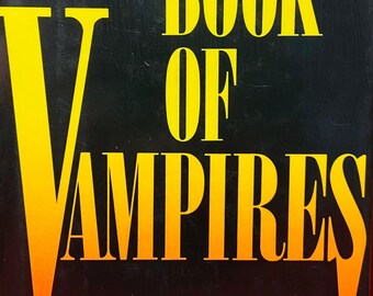 The Book Of Vampires by Dudley Wright (vintage horror hardcover)