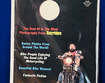 IN THE WIND イージーライダース 雑誌 ハーレー アメリカ バイカー In The Wind 22 Easyriders Winter 1985 Magazine Vintage