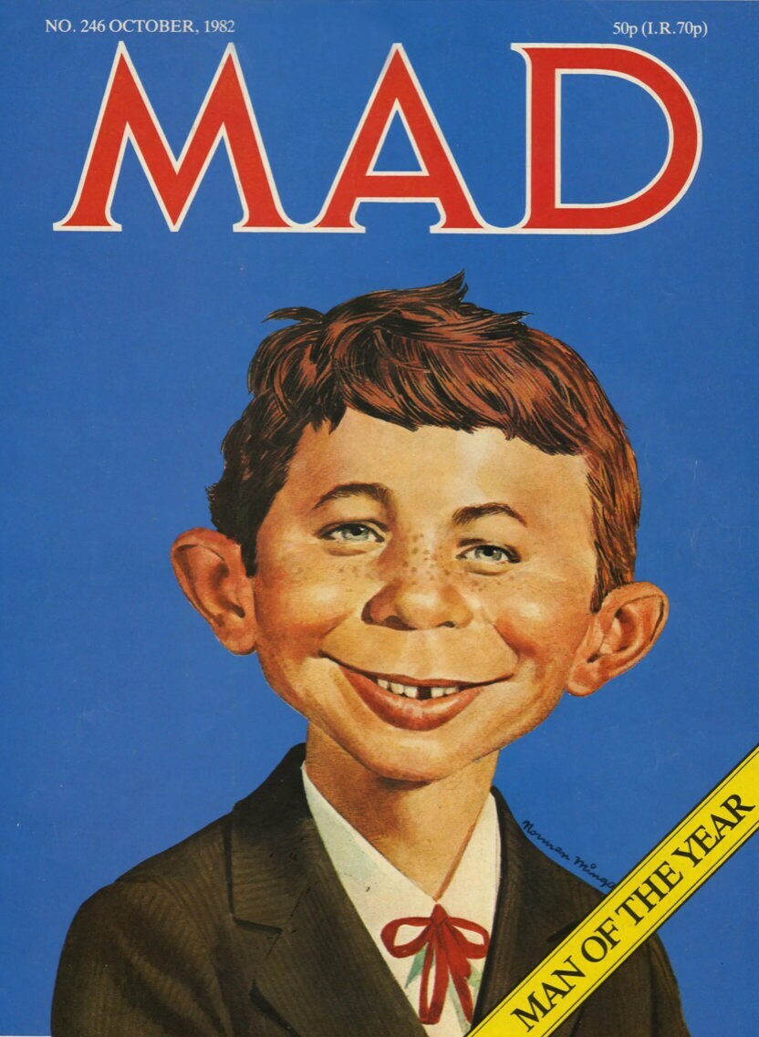 MAD #115-124 (vintage comic & satire magazines)