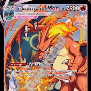 Charizard Solar Form VMAX Pokemon-kaart