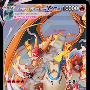 Charizard Ash Bond Form VMAX pokemon card