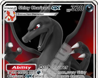 シャイニーリザードンGXポケモンカード - Etsy 日本