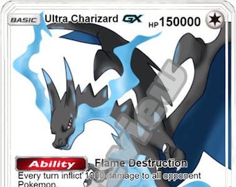 Ultra Charizard Gx pokemon card