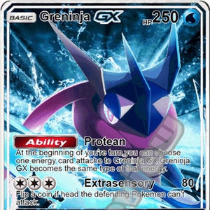 Greninja gx pokemon card