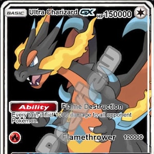 Ultra Charizard gx gmax vmax gigantamax ex pokemon kaart