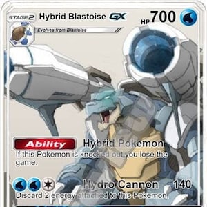 Hybride Blastoise GX Pokémon-kaart
