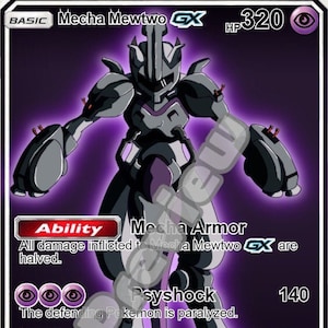 Mecha Mewtwo GX Pokemon-kaart
