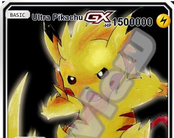 Ultra Pikachu gx gmax vmax gigantamax ex pokemon Karte