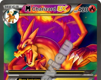 M Charizard EX Gmax Vmax Gigantamax Ex Pokemon Card 