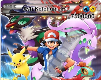 Ash Ketchum Gx Pokemon Karte