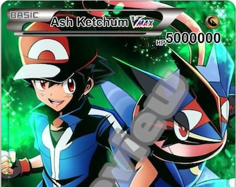 Ash Ketchum VMAX Gx pokemon card