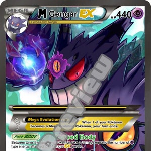 M Gengar ex Pokemon-kaart