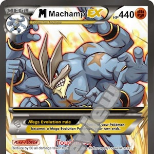 M Machamp Ex gx pokemon kaart