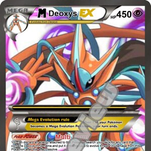 M Deoxys EX pokemon kaart