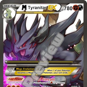 M Tyranitar Ex pokemon kaart