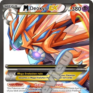 M Deoxys EX pokemon kaart