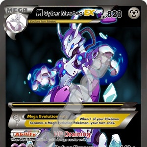 M Cyber Mewtwo ex pokemon kaart