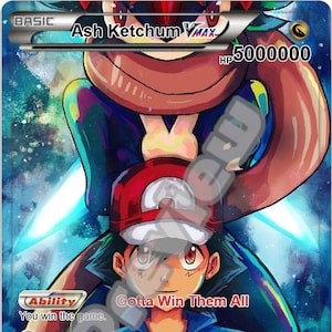 Ash Ketchum VMAX Gx pokemon card image 1