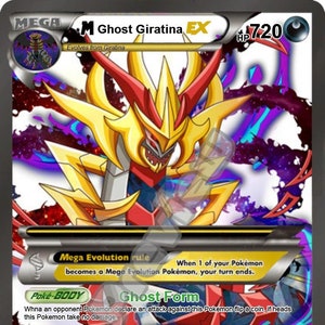 M Ghost Giratina Ex Pokémon kaart