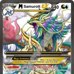 M Samurott Ex Pokemon-kaart