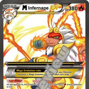 Carte Pokémon M Infernape Ex gx
