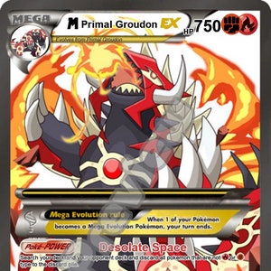 M Primal Groudon ex carte pokemon
