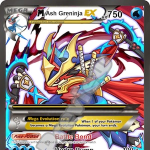 M Ash Greninja gx gmax vmax gigantamax ex carte pokemon