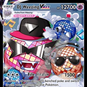 Carte Pokémon DJ Weezing VMAX