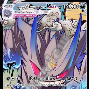 Gengar Poltergeist Form VMAX ex-Pokémon-Karte