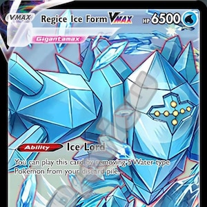 Regidrago Regice Regigigas Regirock Registeel Ash Ketchum Gx Pokémon-kaart