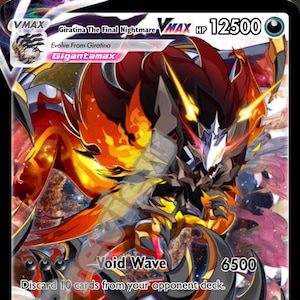 Giratina Vmax gx ex Vstar Ash Ketchum Gx pokemon card