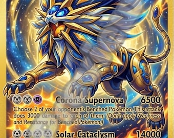 Solgaleo VMAX Gx Pokemon Card