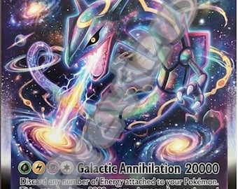 Rayquaza Ex Gx VMAX pokemon card